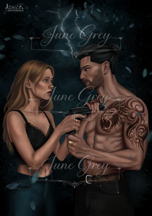 Künstlerillustration Eve & Emilio (Pursued) - Artofjassi
